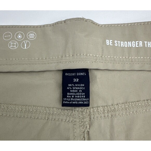 Desert Dunes Men's‎ Shorts Nylon Stretch UPF 35+ /Water Resistant,crockery Sz 32 - Picture 12 of 15